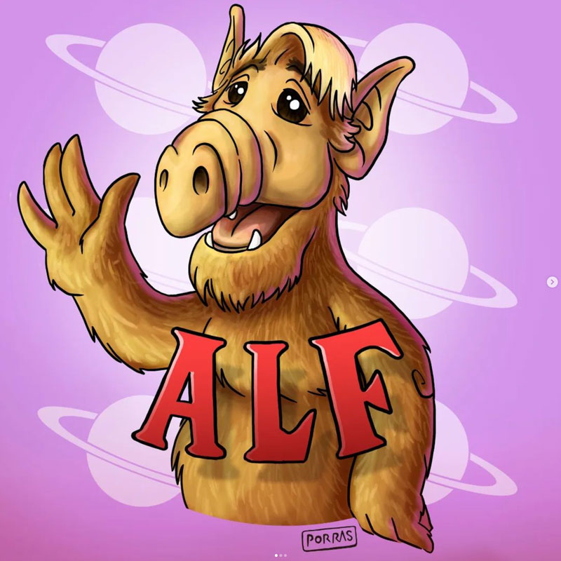 Alf fan art Digital Illustration