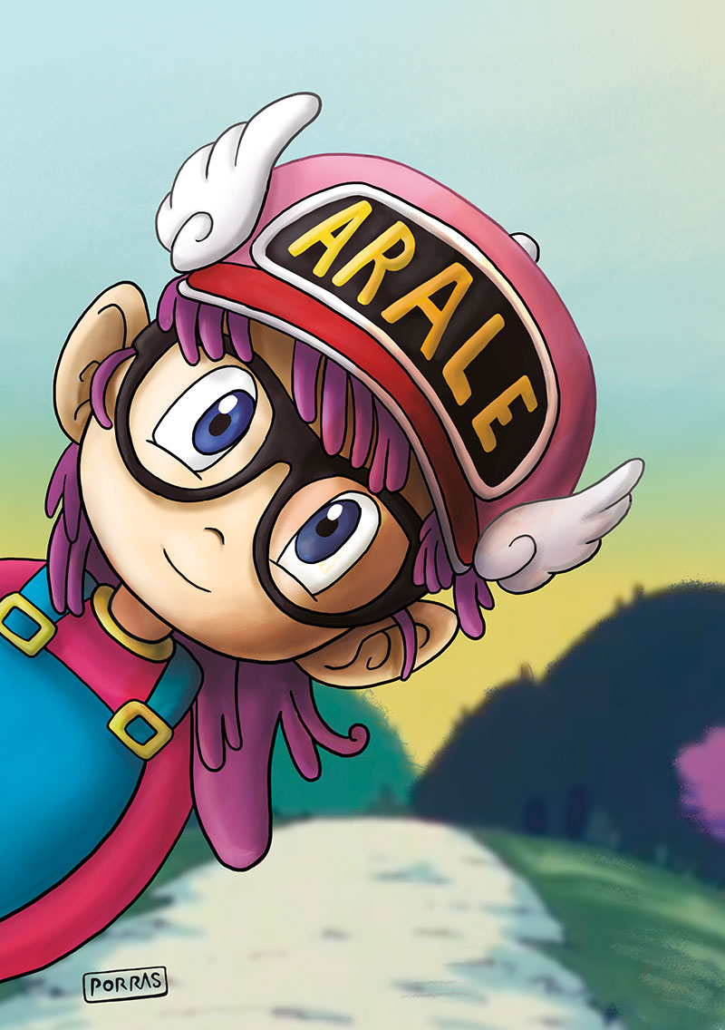 Arale fan art Digital Illustration