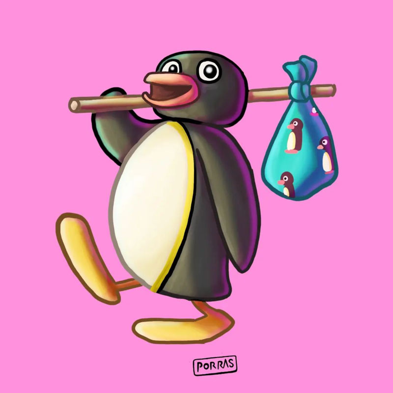 Pingu fan art Digital Illustration