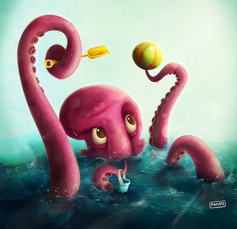 Character design of Octopus