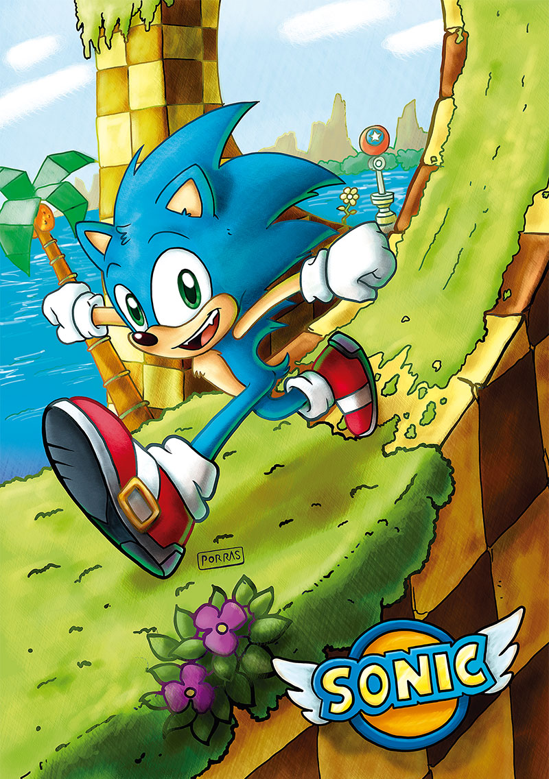 Sonic fan art Digital Illustration
