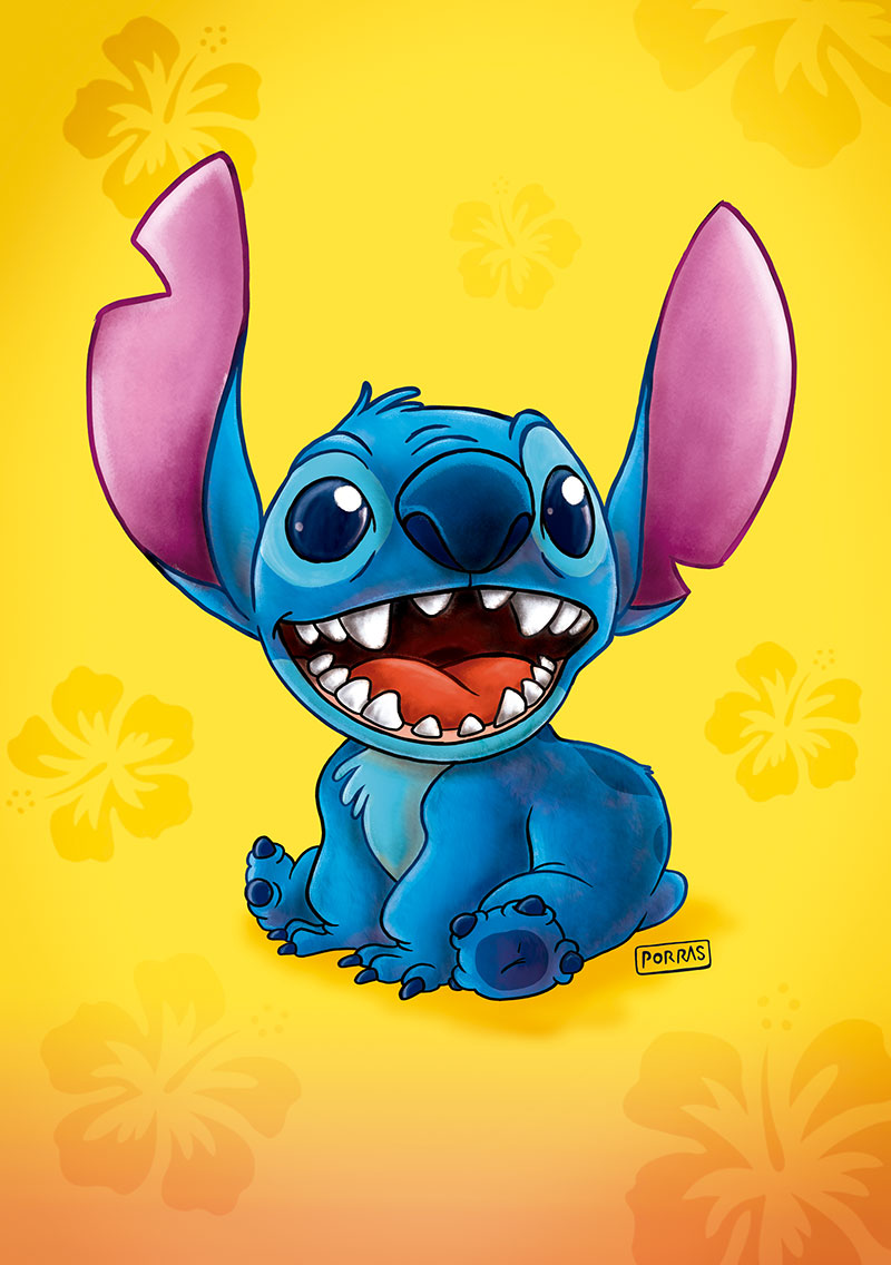 Stitch fan art Digital Illustration