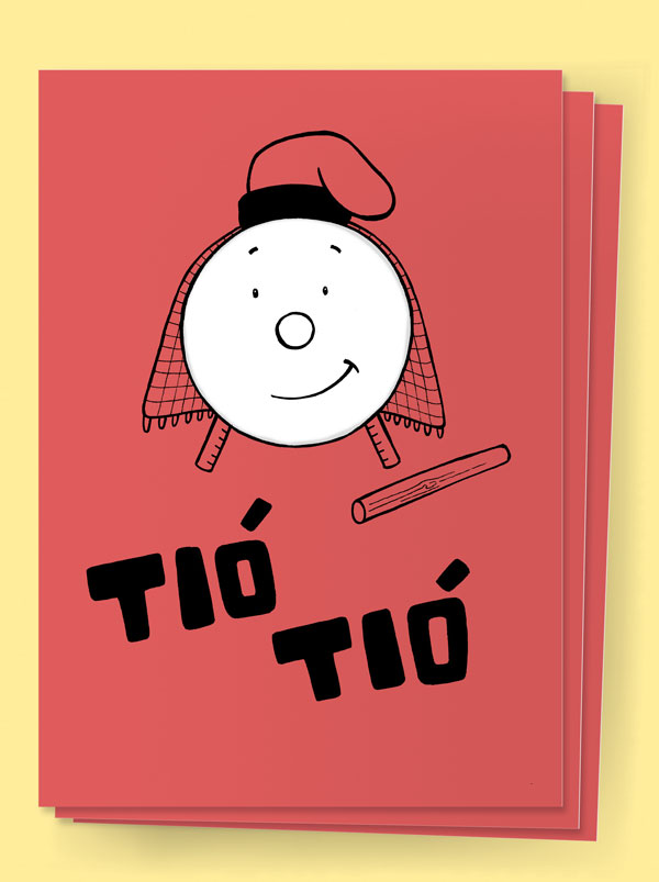 Coloring book of Caga tió