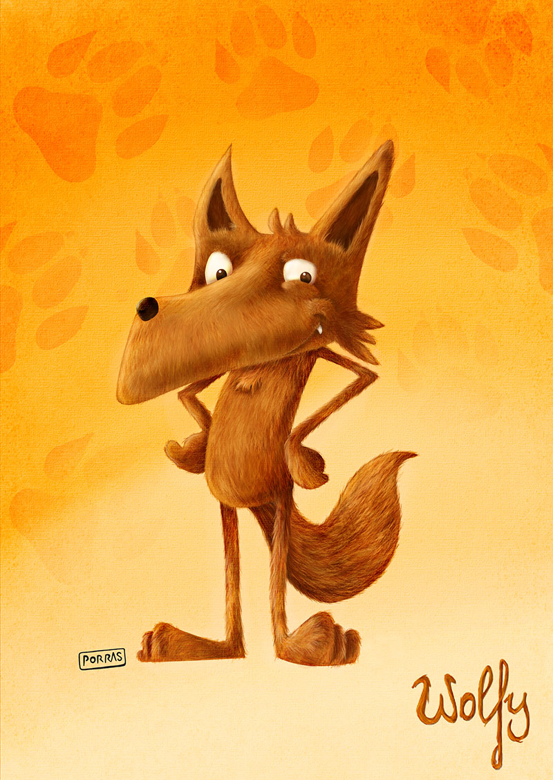 Character Design of Wolfy